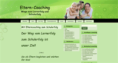 Desktop Screenshot of elterncoaching-lernerfolg-schulerfolg.de