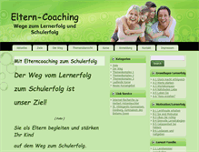 Tablet Screenshot of elterncoaching-lernerfolg-schulerfolg.de